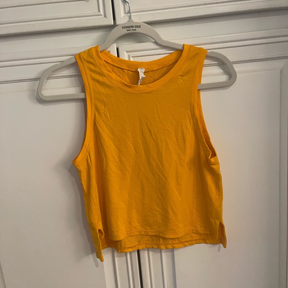 Lululemon Athletica Mustard Tank Top